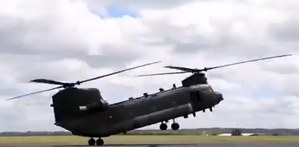 IAF carries out emergency trial landing of Chinook helicopters on NH-44 in Kashmir | IAF carries out emergency trial landing of Chinook helicopters on NH-44 in Kashmir