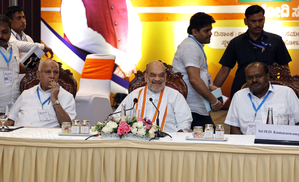 HM Shah addresses rebellion in K’taka BJP: Speaks to Eshwarappa, invites ex-Dy CM to Delhi for talks | HM Shah addresses rebellion in K’taka BJP: Speaks to Eshwarappa, invites ex-Dy CM to Delhi for talks HM Shah addresses rebellion in K’taka BJP: Speaks to Eshwarappa, invites ex-Dy CM to Delhi for talks | HM Shah addresses rebellion in K’taka BJP: Speaks to Eshwarappa, invites ex-Dy CM to Delhi for talks