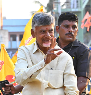 TDP-led alliance heading for clean sweep in Andhra Assembly polls | TDP-led alliance heading for clean sweep in Andhra Assembly polls