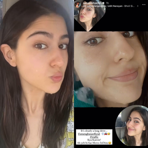 Sara Ali Khan beats traffic with ice facial as she heads for 'Metro...In Dino' shoot | Sara Ali Khan beats traffic with ice facial as she heads for 'Metro...In Dino' shoot