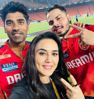 Preity Zinta Shares Post-Match Selfie With ‘Deadly Duo’ Shashank Singh, Ashutosh Sharma (See Tweet) | Preity Zinta Shares Post-Match Selfie With ‘Deadly Duo’ Shashank Singh, Ashutosh Sharma (See Tweet)