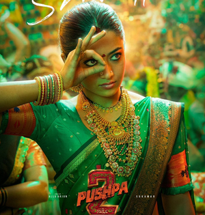 On Rashmika’s 28th b’day, ‘Pushpa 2’ makers drop intriguing first look of Srivalli | On Rashmika’s 28th b’day, ‘Pushpa 2’ makers drop intriguing first look of Srivalli On Rashmika’s 28th b’day, ‘Pushpa 2’ makers drop intriguing first look of Srivalli | On Rashmika’s 28th b’day, ‘Pushpa 2’ makers drop intriguing first look of Srivalli