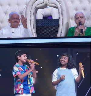 Pyarelal cheers 'Superstar Singer 3’ contestants' rendition of ‘Woh Hai Zara Khafa Khafa’ | Pyarelal cheers 'Superstar Singer 3’ contestants' rendition of ‘Woh Hai Zara Khafa Khafa’ Pyarelal cheers 'Superstar Singer 3’ contestants' rendition of ‘Woh Hai Zara Khafa Khafa’ | Pyarelal cheers 'Superstar Singer 3’ contestants' rendition of ‘Woh Hai Zara Khafa Khafa’