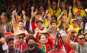 BJP set to form 3rd consecutive govt in Arunachal Pradesh | BJP set to form 3rd consecutive govt in Arunachal Pradesh BJP set to form 3rd consecutive govt in Arunachal Pradesh | BJP set to form 3rd consecutive govt in Arunachal Pradesh