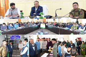 J&K CEO reviews poll preparations in Ganderbal | J&K CEO reviews poll preparations in Ganderbal