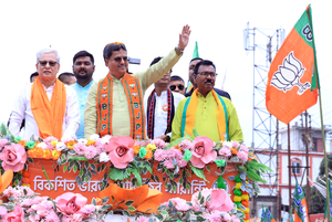 Massive response from people hints at a third term for PM Modi: Tripura CM | Massive response from people hints at a third term for PM Modi: Tripura CM Massive response from people hints at a third term for PM Modi: Tripura CM | Massive response from people hints at a third term for PM Modi: Tripura CM