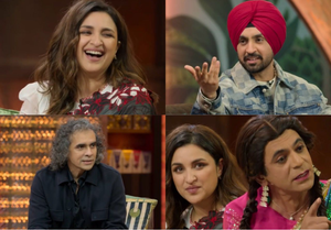 Diljit, Parineeti get into 'Chamkila' mood on Kapil's show: 'I'm not one I was 6 yrs ago' | Diljit, Parineeti get into 'Chamkila' mood on Kapil's show: 'I'm not one I was 6 yrs ago'