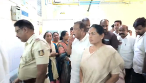 BJP worker dies in accident during Union Minister Shobha Karandlaje's rally in Bengaluru | BJP worker dies in accident during Union Minister Shobha Karandlaje's rally in Bengaluru