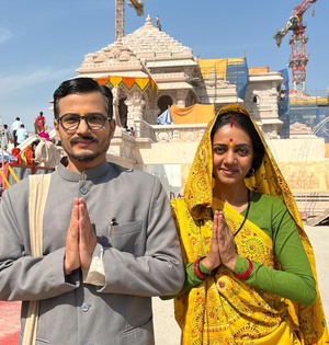 Neha Joshi, Ashutosh Kulkarni visit Ram Mandir: 'Eyes were filled with tears of joy' | Neha Joshi, Ashutosh Kulkarni visit Ram Mandir: 'Eyes were filled with tears of joy' Neha Joshi, Ashutosh Kulkarni visit Ram Mandir: 'Eyes were filled with tears of joy' | Neha Joshi, Ashutosh Kulkarni visit Ram Mandir: 'Eyes were filled with tears of joy'