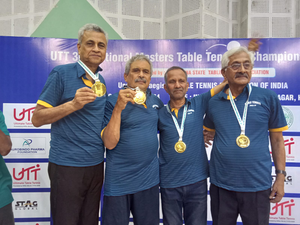 Maharashtra dominate National Masters TT with 46 medals | Maharashtra dominate National Masters TT with 46 medals Maharashtra dominate National Masters TT with 46 medals | Maharashtra dominate National Masters TT with 46 medals