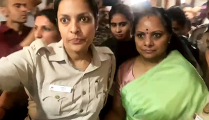 BRS leader K. Kavitha sent to 3 days CBI custody in excise policy case | BRS leader K. Kavitha sent to 3 days CBI custody in excise policy case