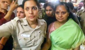 K. Kavitha sent to judicial custody till April 23 in excise policy case being probed by CBI | K. Kavitha sent to judicial custody till April 23 in excise policy case being probed by CBI