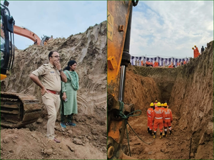 MP: Rescue operation to save boy trapped in borewell continues | MP: Rescue operation to save boy trapped in borewell continues