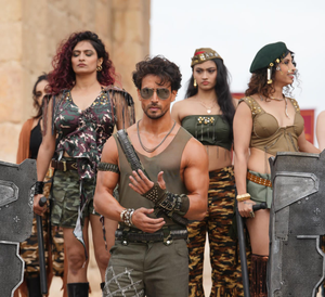 Tiger Shroff steals the show with ‘Bade Miyan Chote Miyan’; establishes his rising stardom | Tiger Shroff steals the show with ‘Bade Miyan Chote Miyan’; establishes his rising stardom Tiger Shroff steals the show with ‘Bade Miyan Chote Miyan’; establishes his rising stardom | Tiger Shroff steals the show with ‘Bade Miyan Chote Miyan’; establishes his rising stardom