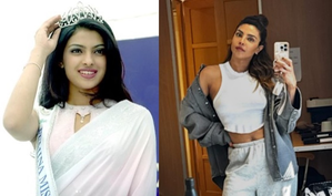Priyanka shares ‘Then and Now’ pictures, pokes fun at her 2000s eyebrows | Priyanka shares ‘Then and Now’ pictures, pokes fun at her 2000s eyebrows