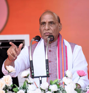 Rajnath Singh to file nomination from Lucknow LS seat on April 29 | Rajnath Singh to file nomination from Lucknow LS seat on April 29