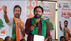 Telangana: Kishan Reddy stages protest over unfulfilled guarantees to farmers | Telangana: Kishan Reddy stages protest over unfulfilled guarantees to farmers