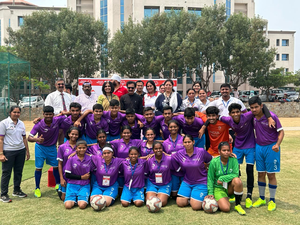 Grand send-off ceremony held for Indian squad ahead of Special Olympics Unified Football in Dhaka | Grand send-off ceremony held for Indian squad ahead of Special Olympics Unified Football in Dhaka Grand send-off ceremony held for Indian squad ahead of Special Olympics Unified Football in Dhaka | Grand send-off ceremony held for Indian squad ahead of Special Olympics Unified Football in Dhaka