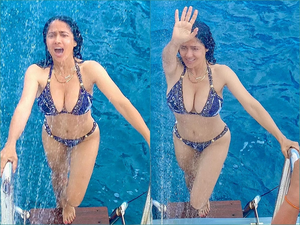 Salma Hayek’s family just won't let her pose for bikini shoot in 'peace' | Salma Hayek’s family just won't let her pose for bikini shoot in 'peace' Salma Hayek’s family just won't let her pose for bikini shoot in 'peace' | Salma Hayek’s family just won't let her pose for bikini shoot in 'peace'