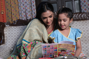 'Bhagya Lakshmi' actress Aishwarya Khare helps 'hard-working' on-screen daughter with studies | 'Bhagya Lakshmi' actress Aishwarya Khare helps 'hard-working' on-screen daughter with studies