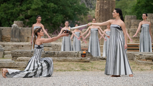 Flame for the Olympic Games Paris 2024 lit in a symbolic ceremony in Ancient Olympia | Flame for the Olympic Games Paris 2024 lit in a symbolic ceremony in Ancient Olympia Flame for the Olympic Games Paris 2024 lit in a symbolic ceremony in Ancient Olympia | Flame for the Olympic Games Paris 2024 lit in a symbolic ceremony in Ancient Olympia