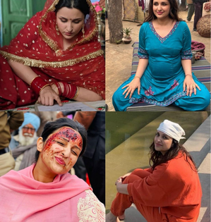 Parineeti's shoutout to her glam team for giving shape to her Amarjot look in 'Chamkila' | Parineeti's shoutout to her glam team for giving shape to her Amarjot look in 'Chamkila'