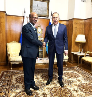 New Indian Ambassador calls on Russian Foreign Minister in Moscow | New Indian Ambassador calls on Russian Foreign Minister in Moscow