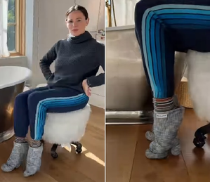 Jennifer Garner turns oven mitts into boots, dances in them on her b'day | Jennifer Garner turns oven mitts into boots, dances in them on her b'day