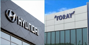 Hyundai Motor, Toray join hands for future mobility materials | Hyundai Motor, Toray join hands for future mobility materials