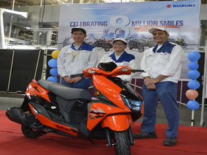 Suzuki Motorcycle produces 80 lakh units of two-wheelers in India | Suzuki Motorcycle produces 80 lakh units of two-wheelers in India Suzuki Motorcycle produces 80 lakh units of two-wheelers in India | Suzuki Motorcycle produces 80 lakh units of two-wheelers in India