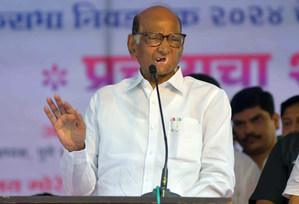After losing voice at poll rally, Sharad Pawar recovering but advised to rest by docs | After losing voice at poll rally, Sharad Pawar recovering but advised to rest by docs