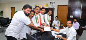 42 nominations filed in Telangana on first day | 42 nominations filed in Telangana on first day