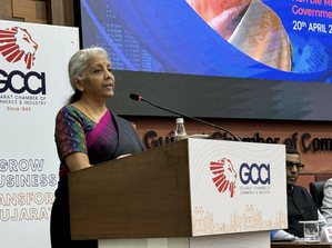 Gujarat contributes over 8.3% to national GDP: FM Sitharaman | Gujarat contributes over 8.3% to national GDP: FM Sitharaman Gujarat contributes over 8.3% to national GDP: FM Sitharaman | Gujarat contributes over 8.3% to national GDP: FM Sitharaman