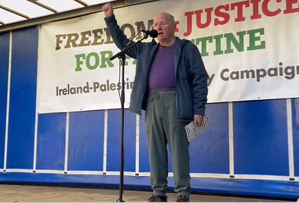 Irish singer Christy Moore attends pro-Palestine rally in Dublin | Irish singer Christy Moore attends pro-Palestine rally in Dublin