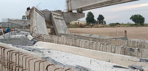 Under-construction bridge collapses in Telangana | Under-construction bridge collapses in Telangana Under-construction bridge collapses in Telangana | Under-construction bridge collapses in Telangana