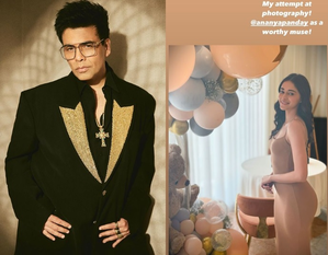 KJo takes to photography with Ananya Panday as his Muse | KJo takes to photography with Ananya Panday as his Muse