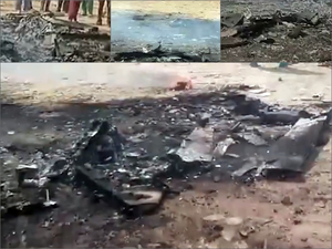 IAF's remotely piloted aircraft crashes in Jaisalmer, probe ordered | IAF's remotely piloted aircraft crashes in Jaisalmer, probe ordered IAF's remotely piloted aircraft crashes in Jaisalmer, probe ordered | IAF's remotely piloted aircraft crashes in Jaisalmer, probe ordered