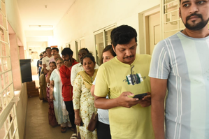 Karnataka records 66.05 pc voting, Chikkodi tops with 72.75 pc | Karnataka records 66.05 pc voting, Chikkodi tops with 72.75 pc Karnataka records 66.05 pc voting, Chikkodi tops with 72.75 pc | Karnataka records 66.05 pc voting, Chikkodi tops with 72.75 pc