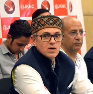 Omar Abdullah says BJP trying to divide people on religious lines | Omar Abdullah says BJP trying to divide people on religious lines