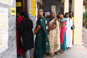 Polling begins for Wayanad, Chelakkara bye-elections in Kerala | Polling begins for Wayanad, Chelakkara bye-elections in Kerala