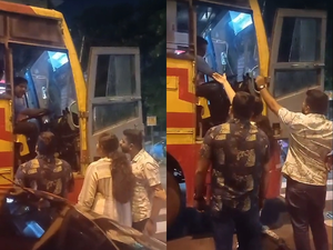 Thiruvananthapuram Mayor denies misbehaving with KSRTC bus driver | Thiruvananthapuram Mayor denies misbehaving with KSRTC bus driver Thiruvananthapuram Mayor denies misbehaving with KSRTC bus driver | Thiruvananthapuram Mayor denies misbehaving with KSRTC bus driver