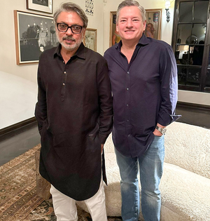 After 'Heeramandi' screening in LA, SLB joins Netflix co-CEO Ted Sarandos for dinner | After 'Heeramandi' screening in LA, SLB joins Netflix co-CEO Ted Sarandos for dinner