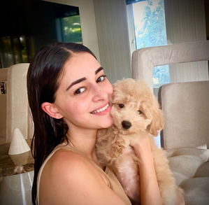 'Madly obsessed' Ananya Panday drops picture of her 'baby jaan' Riot | 'Madly obsessed' Ananya Panday drops picture of her 'baby jaan' Riot