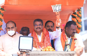 Union Minister Pradhan exudes confidence of BJP wining all LS seats in Odisha | Union Minister Pradhan exudes confidence of BJP wining all LS seats in Odisha