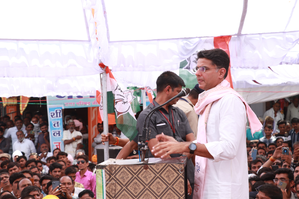 Sachin Pilot campaigns for Digvijaya Singh, accuses BJP of suppressing Opposition | Sachin Pilot campaigns for Digvijaya Singh, accuses BJP of suppressing Opposition Sachin Pilot campaigns for Digvijaya Singh, accuses BJP of suppressing Opposition | Sachin Pilot campaigns for Digvijaya Singh, accuses BJP of suppressing Opposition