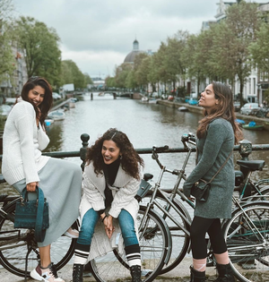Taapsee's Amsterdam vacation with sisters is all about the ‘canal, cycling and siblings' | Taapsee's Amsterdam vacation with sisters is all about the ‘canal, cycling and siblings'