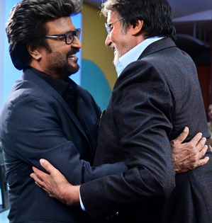 Big B reunites with Rajinikanth for 'Vettaiyan’: ‘Honoured to be with the Thala’ | Big B reunites with Rajinikanth for 'Vettaiyan’: ‘Honoured to be with the Thala’