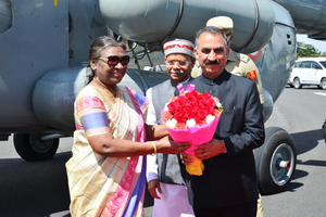 President Murmu reaches Shimla for five-day visit | President Murmu reaches Shimla for five-day visit