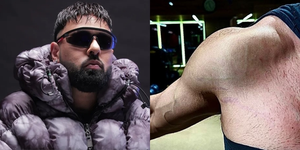 Badshah shares picture of his toned deltoid muscle after gym session | Badshah shares picture of his toned deltoid muscle after gym session