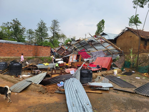 Over 15,000 houses, other properties damaged in Manipur in heavy rains, hailstorm: CM | Over 15,000 houses, other properties damaged in Manipur in heavy rains, hailstorm: CM